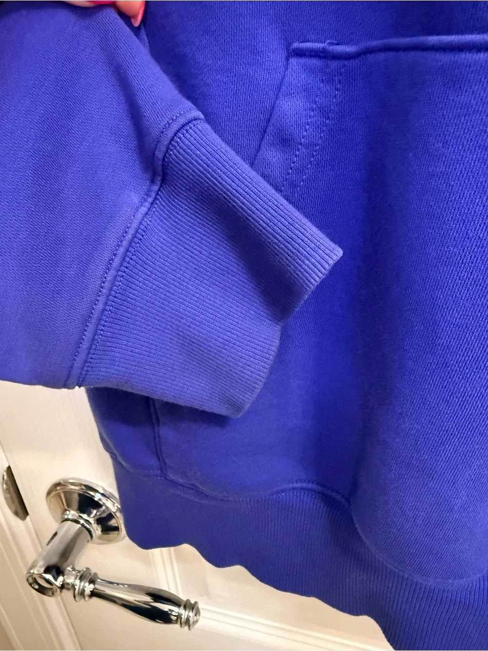 The North Face Men’s Hoodie - Blue/purple large